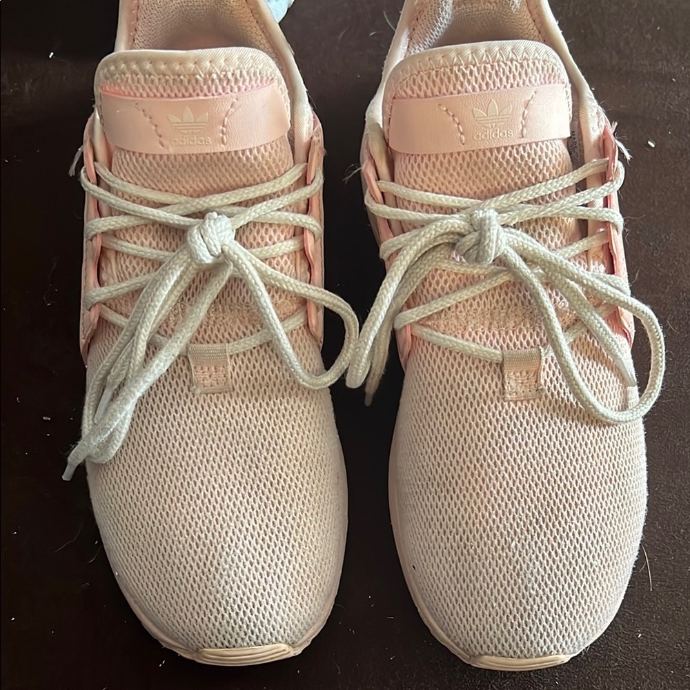 Adidas Light Pink girls Sneakers size 2